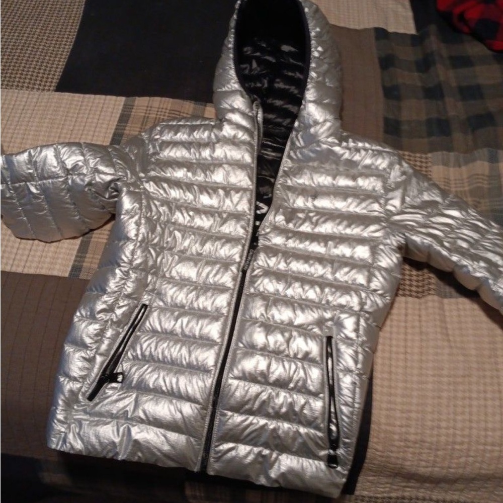 Calvin Klein small Shiny chrome Puffer Jacket